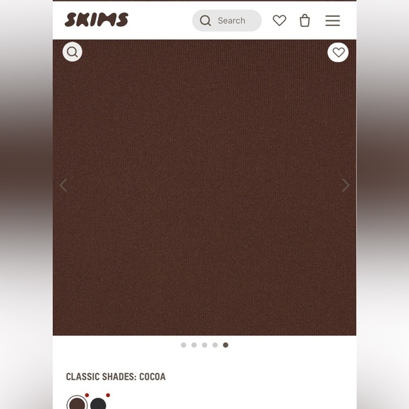 SKIMS FITS EVERYBODY CUT OUT HALTER DRESS | COCOA SMALL NWT - Picture 7 of 10